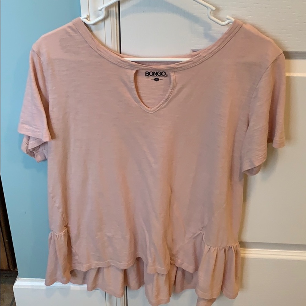 Cute pink pale bongo blouse
